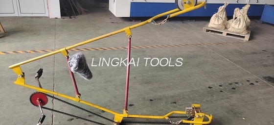 Dòng trên cao Xe đạp cho xe đẩy kiểm tra dây dẫn hai bó