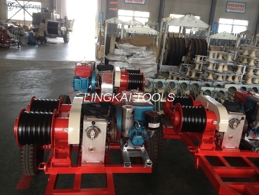 Tời Kéo 5 Tấn JJCS-50T Thi Công Đường Dây Truyền Tải