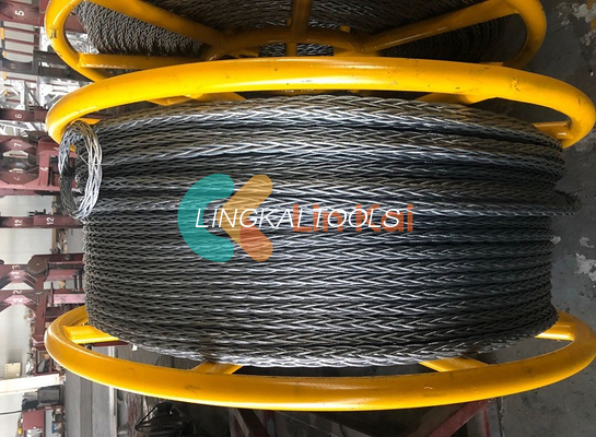 Sợi dây thép chống xoắn 12 X 19s mạnh mẽ để kéo dây dẫn được chứng nhận ISO 9001