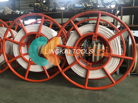 12 sợi dây nylon để kéo dây dẫn hoặc OPGW trên đường truyền nóng