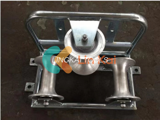 Các con lăn cáp thép nhôm để lắp đặt cáp điện ngầm