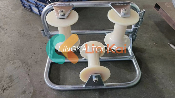 10kN-20kN Máy cuộn cáp đường góc hạng nặng để lắp đặt cáp ngầm mượt mà