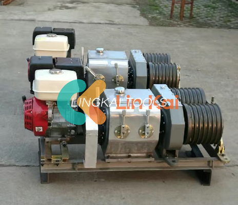 Công cụ dựng tháp chính xác cao 9KW động cơ diesel và gasline Double drum winch