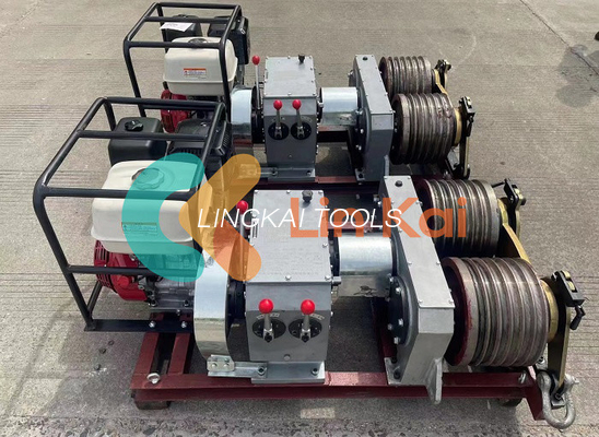 9KW động cơ diesel hoặc xăng 5t hai bánh xe cáp kéo kéo