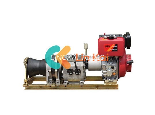 Chất lượng chính xác 3 tấn động cơ diesel chạy Winch cung cấp 12 rpm tốc độ xoay