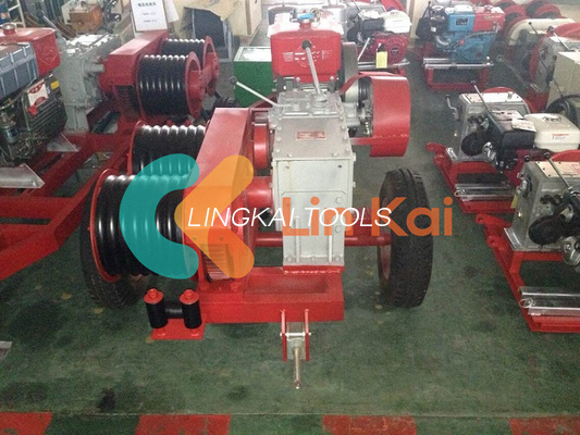 JJCS 50 Động cơ dầu diesel Máy kéo dây dẫn dây dẫn