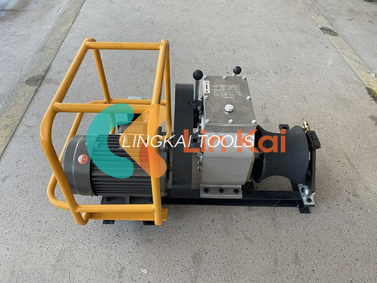 Máy kéo cáp điện với trống tháo rời để quản lý cáp