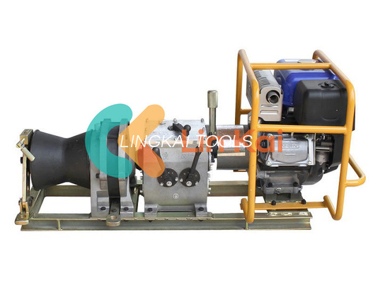 Động cơ xăng hạng nặng kéo dây cáp với trống có thể tháo rời