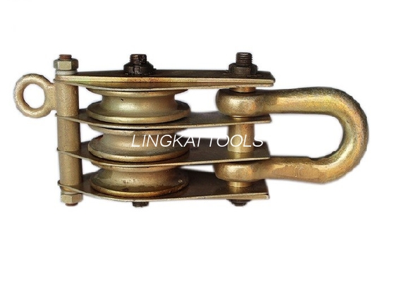 Dụng cụ lắp dựng tháp giải quyết 10KN Ba bánh xe bằng thép để dựng cột