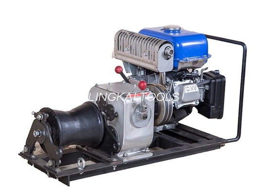 JJM1Q Line Xây dựng Tời 1 Tấn, Tời kéo cáp chạy bằng xăng