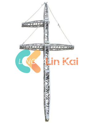 Lắp dựng tháp Gin cực của thiết bị xây dựng đường dây điện