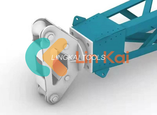 Hợp kim nhôm A hình ống Gin Pole Nhà cung cấp cho công cụ dựng tháp