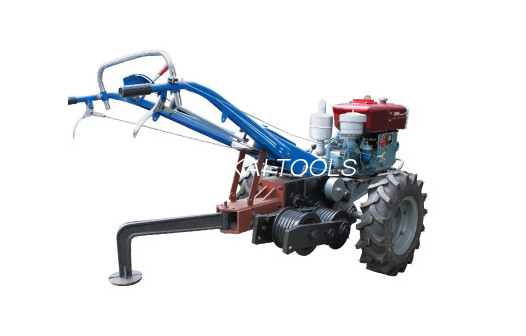 Nhiệm vụ nặng nề 5 Tấn Diesel Cáp kéo Máy kéo đi bộ Tời hoạt động dễ dàng