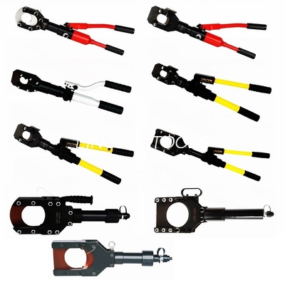 Máy cắt cáp thủy lực đột quỵ 85mm để cắt cáp Cu / Al Amoured Max 85mm