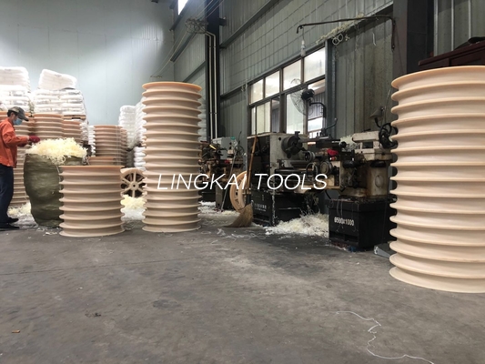 Bánh xe ròng rọc MC 508x100mm có vòng bi cho khối chuỗi