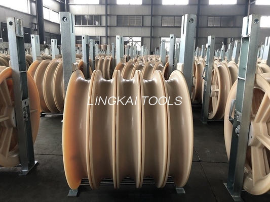 Đường dây truyền tải 400KV Chuỗi Ròng rọc Nylon 660mm
