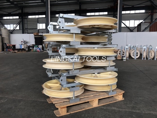 Ba khối ròng rọc dây thí điểm 660mm Sheaves