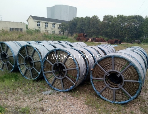 8 sợi Dây thép bện chống xoắn để kéo dây dẫn hoặc cáp quang