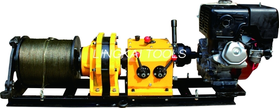 Tời động cơ khí lắp dựng tháp 50 KN để xây dựng đường dây điện