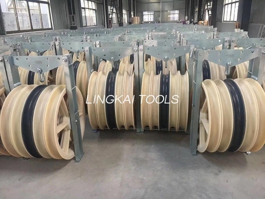 Ròng rọc cáp tùy chỉnh Khối ròng rọc Nylon Ròng rọc 1-3 Rọc Đường kính 1160 Mm